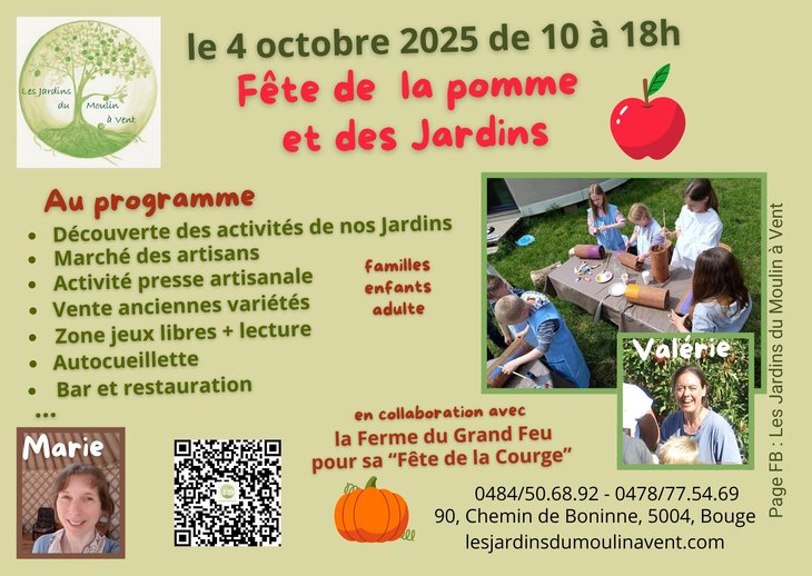 Loisirs Fête la pomme des Jardins