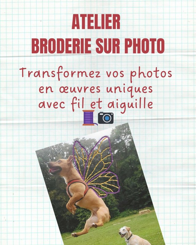 Stages,cours Atelier Broderie photo