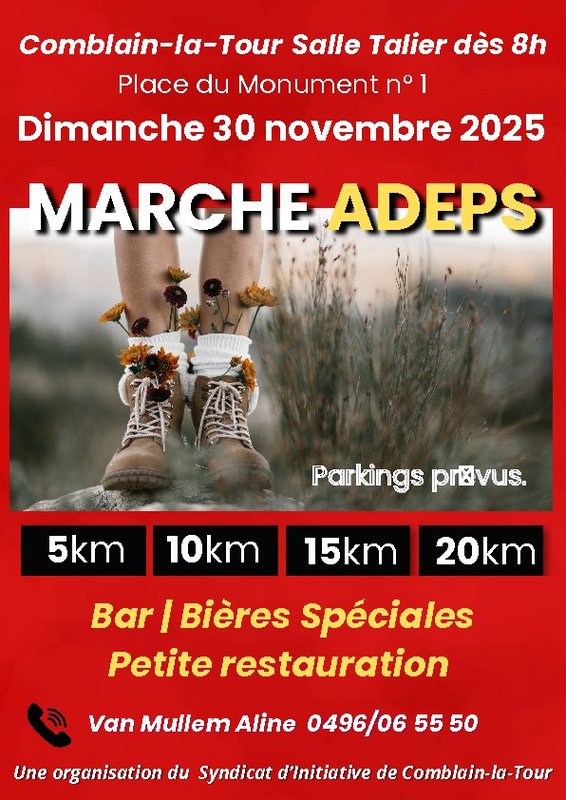 Loisirs Marche Adeps la Salle Talier