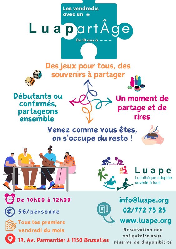 Loisirs Les vendredis avec plus, fois mois