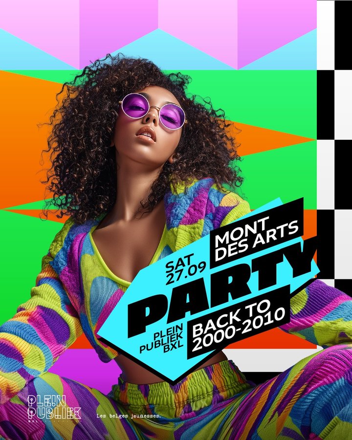 Soirées Mont Arts Party Back 2 Music 2000-2010 Plein Publiek