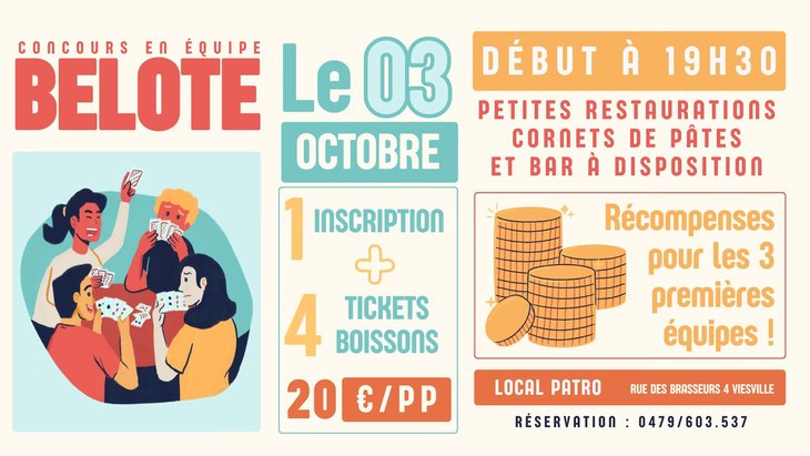 Loisirs Concours Belote
