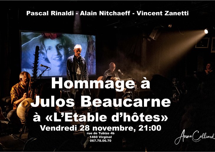 Concerts Hommage Julos Beaucarne