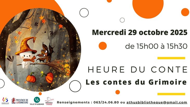 Spectacles Heure conte la bibliothèque d Athus | contes Grimoire