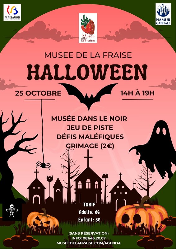 Loisirs Halloween Musée la Fraise