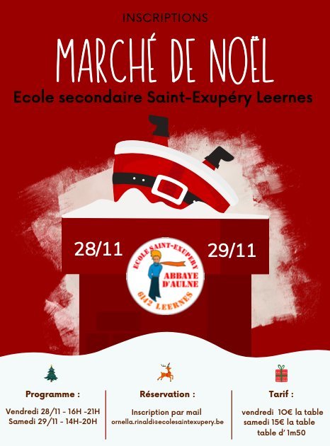 Marchés de Noël Marché Noël l EPSIS Saint-Exupéry