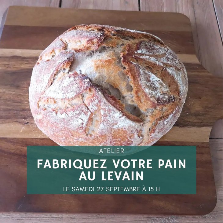 Stages,cours Fabriquez votre pain avec votre propre levain