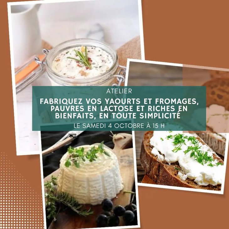 Stages,cours Atelier fabriquez yaourts fromages toute simplicité