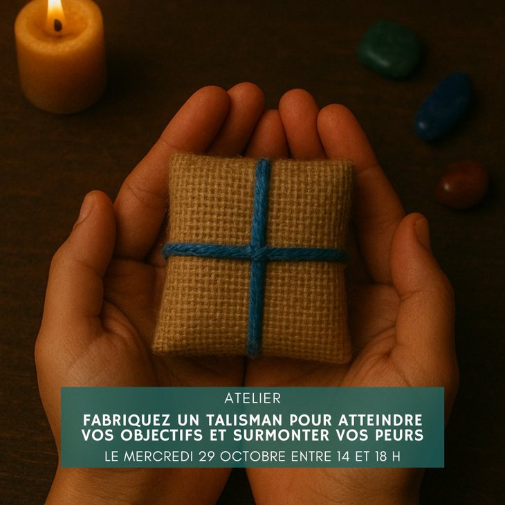 Conférences Fabriquez talisman pour atteindre objectifs dépasser peurs