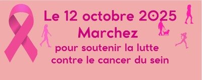 Loisirs Marchez pour lutter contre cancer sein