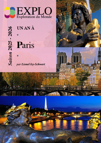 Conférences Exploration Monde : an Paris