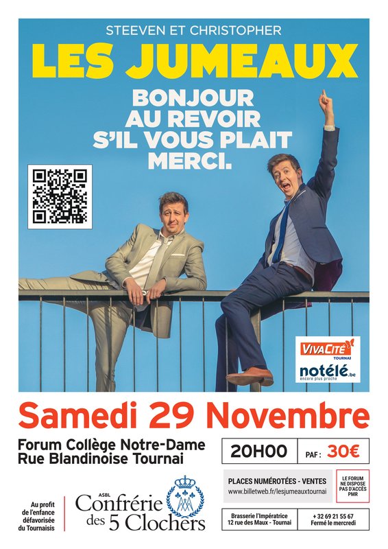 Spectacles Les jumeaux bonjour revoir s il vous plait merci