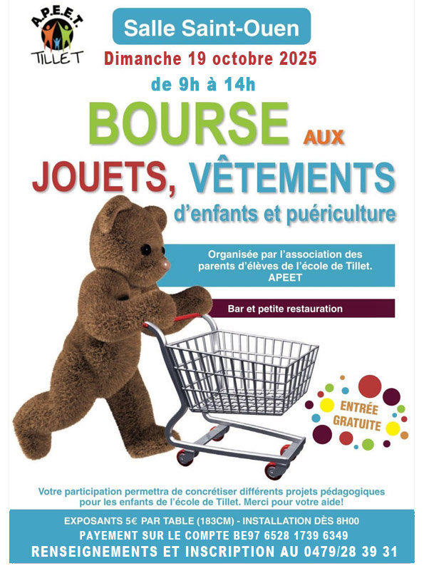Loisirs Bourse jouets, vêtements d enfants articles puériculture
