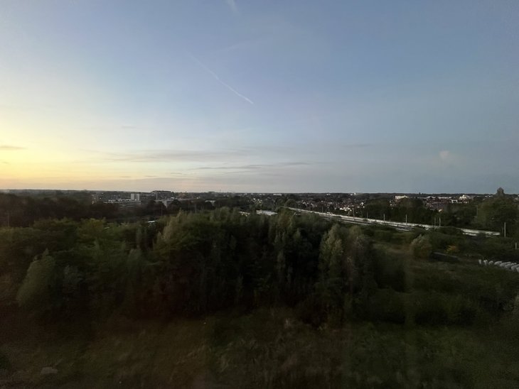 Loisirs Randonnée Nacht travers sentiers verts, train métro