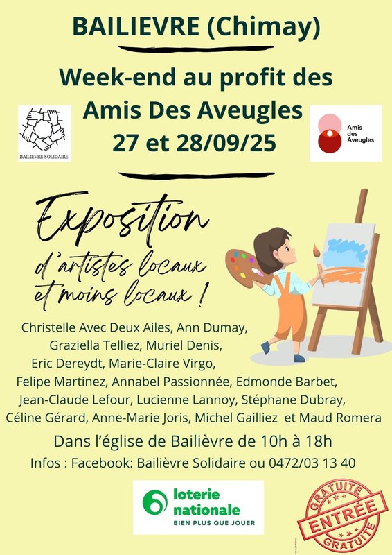 Expositions Exposition d artistes