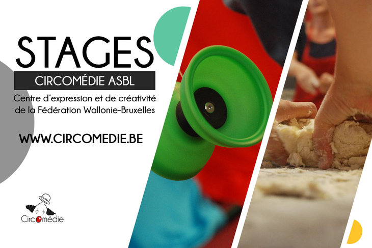 Stages,cours Stages hivers 2O25 : Circomédie asbl