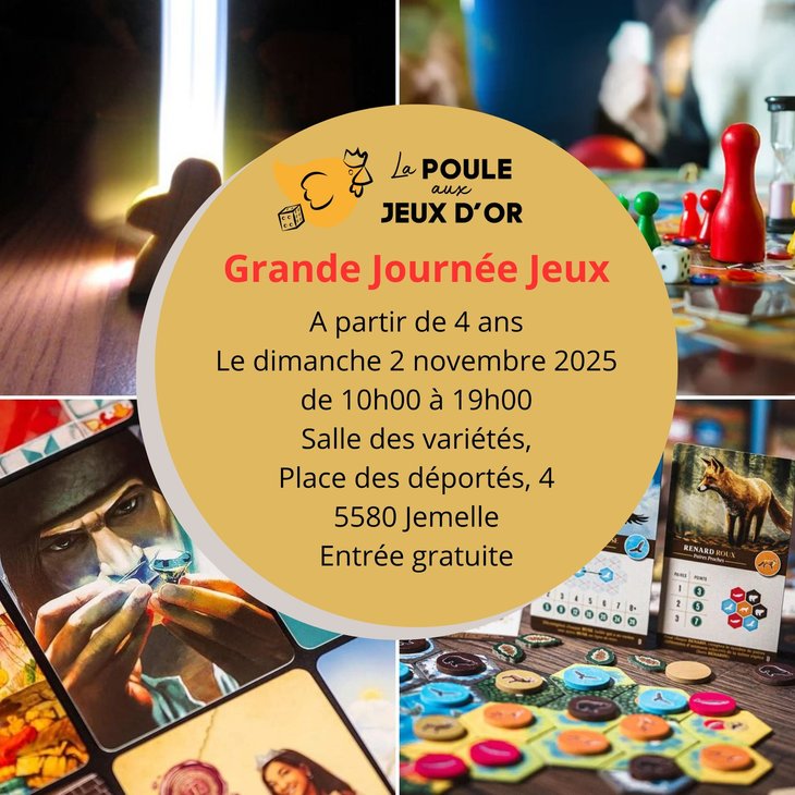 Loisirs Journée jeux société pour tous