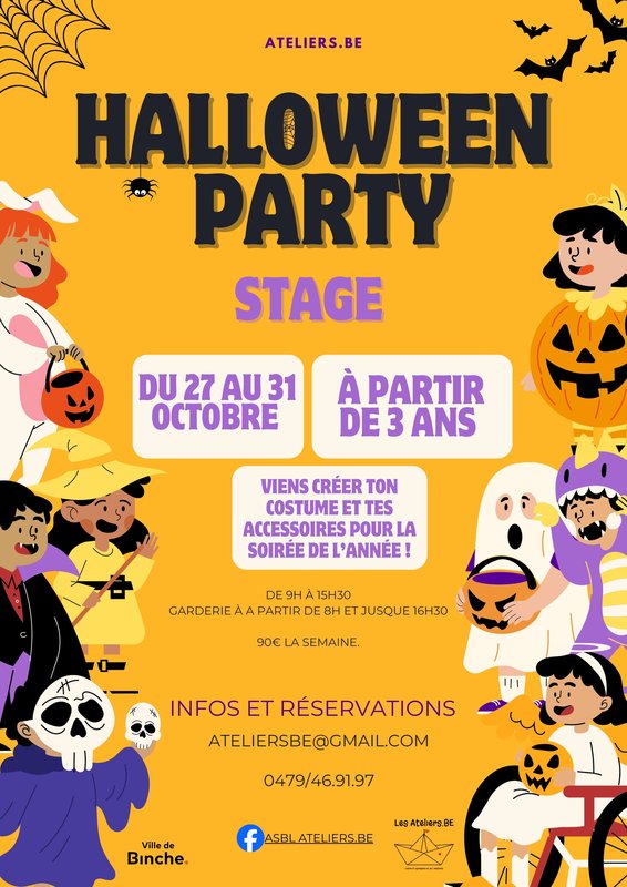 Stages,cours Stage Halloween
