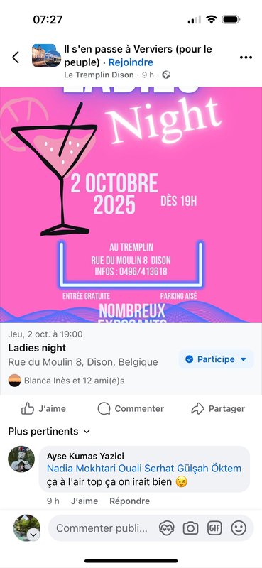 Soirées Ladies Night