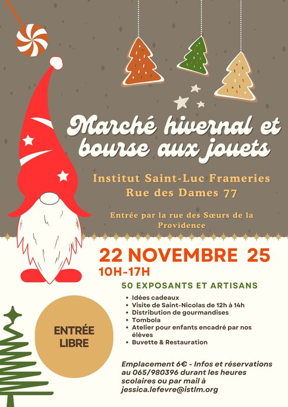 Loisirs Marché artisanal hivernal bourse jouets