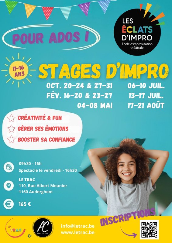 Stages,cours Stage d impro pour ados Une Explision Fun Garantie