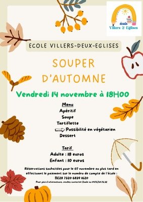 Soirées Souper d Automne