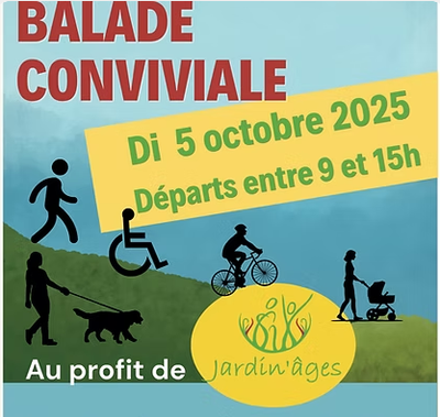 Loisirs Balade conviviale Jardin âges