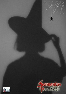 Loisirs Flyer portrait halloween illustratif noir orange - 2
