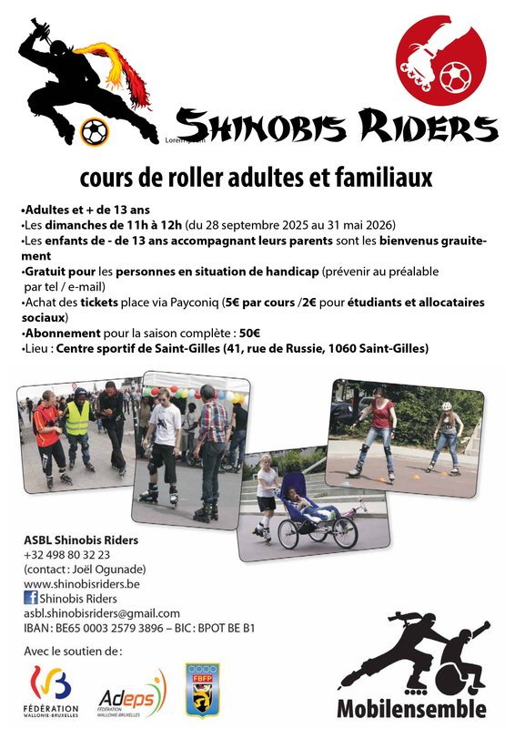 Stages,cours Cours roller adulte familiaux