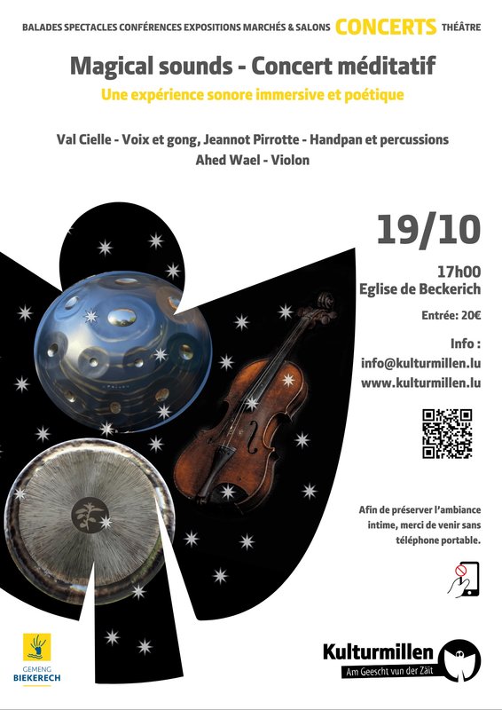 Conférences Concert méditatif  Magical sounds 