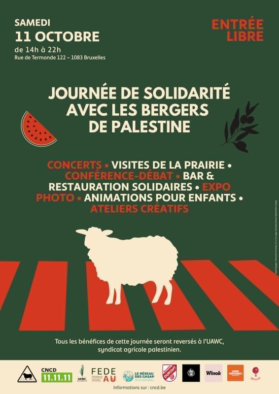 Loisirs Journée soutien bergers Palestine