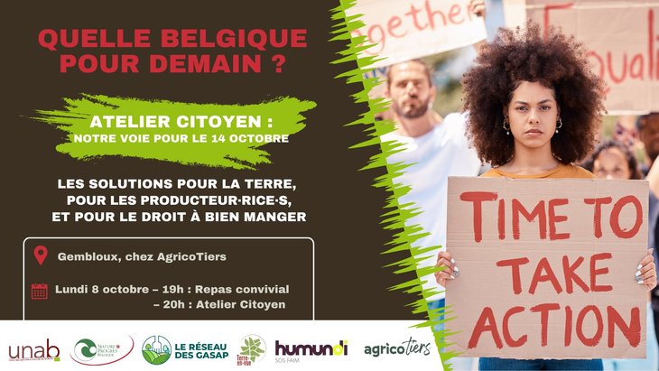 Conférences Atelier Citoyen : Notre voie pour 14 octobre