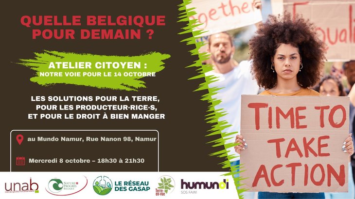 Conférences Atelier citoyen: Notre voie pour 14 octobre 
