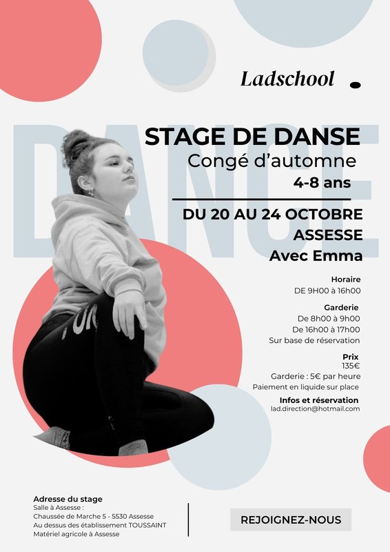 Stages,cours Stage danse
