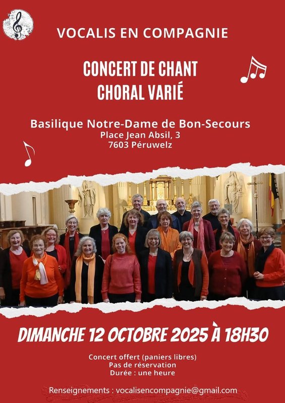 Concerts Ensemble Vocalis Compagnie : Concert chant choral varié