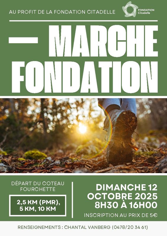 Loisirs Marche profit la Fondation Citadelle