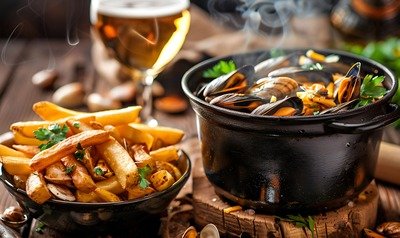 Soirées 10e week-end moules frites avec cs Pays Vert Ostiches-