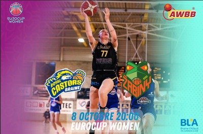 Loisirs Match Coupe d Europe : Castors Braine face Zabiny Brno (Rep. Tchèque)