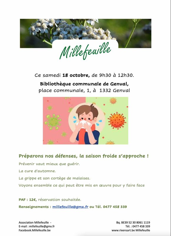 Conférences Prévenir grippe