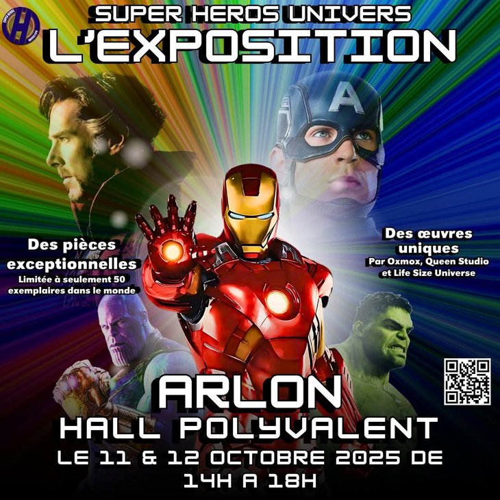 Expositions Super heros l’exposition