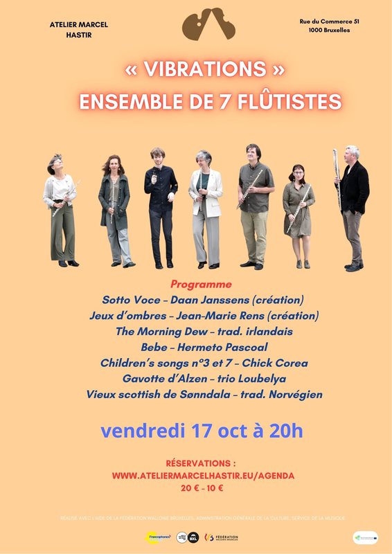 Concerts « Vibrations – Ensemble 7 flûtistes