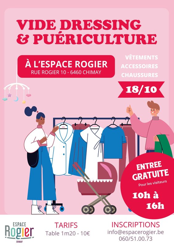 Loisirs Vide dressing & Puériculture l Espace Rogier