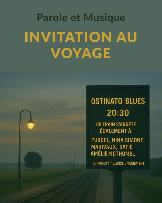 Spectacles Invitation voyage