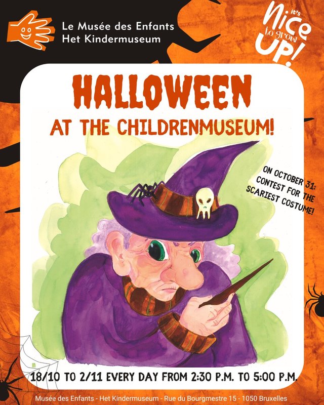 Expositions Vacances d’automne-Halloween Musée Enfants ! ️
