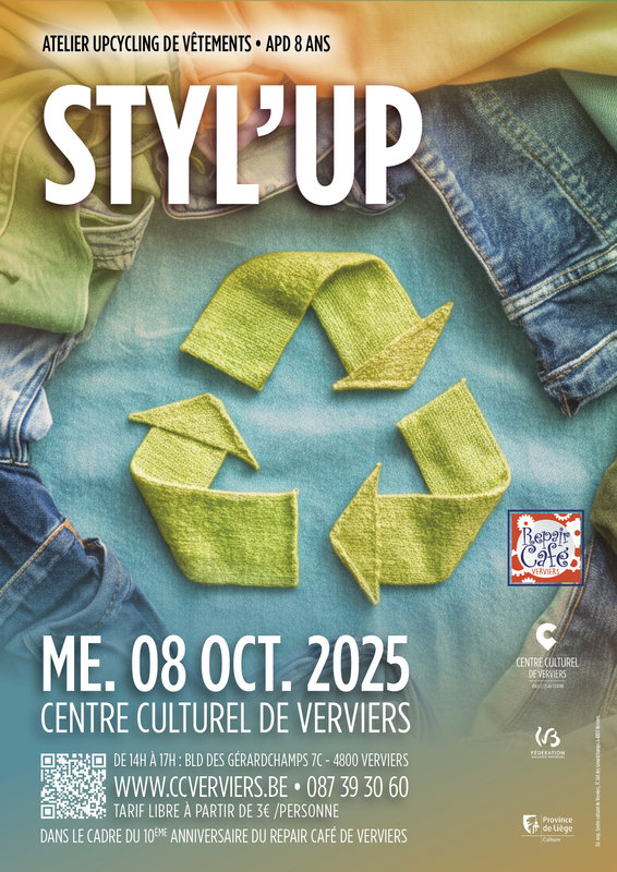 Stages,cours Styl’Up Atelier upcycling vêtements