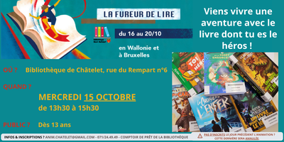  Viens vivre aventure avec livre dont es héro!