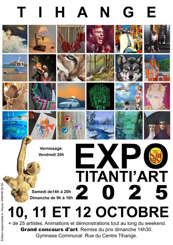 Expositions Titanti’art (exposition artistes régionaux).