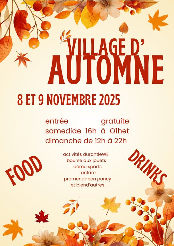 Loisirs Village d automne