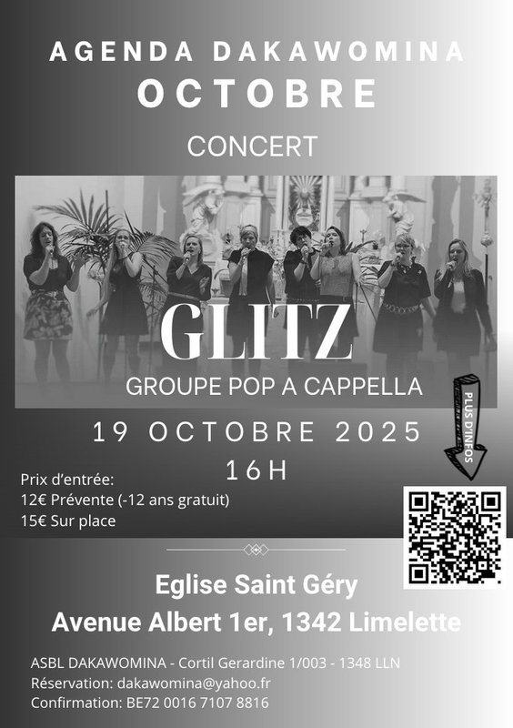 Concerts Glitz - Groupe a cappella