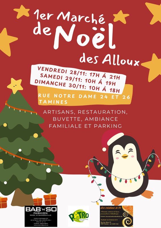 Marchés de Noël 1er marché Noël Alloux